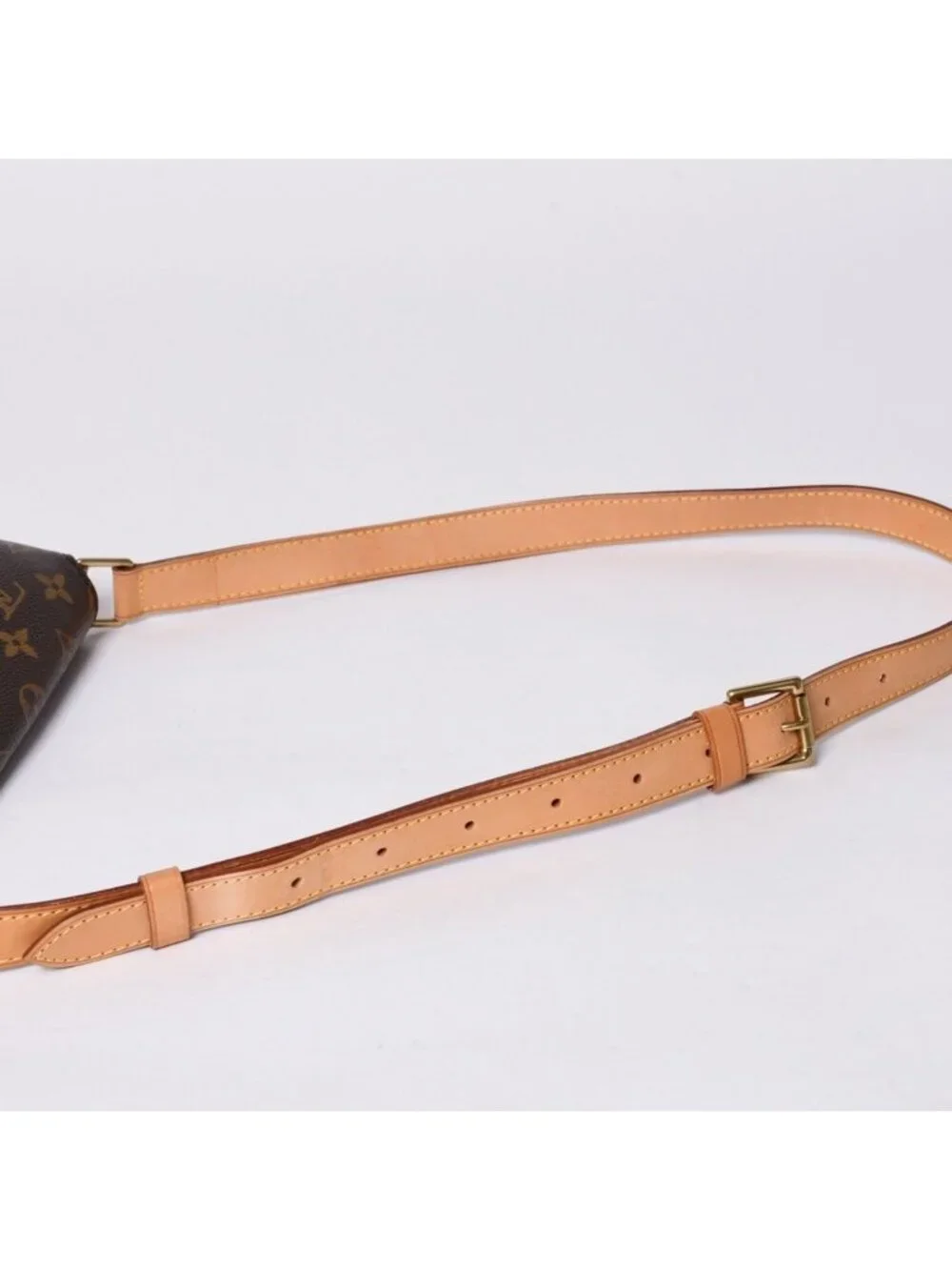 Louis Vuitton Monogram Musette Salsa Shoulder Bag Brown Vachetta Leather